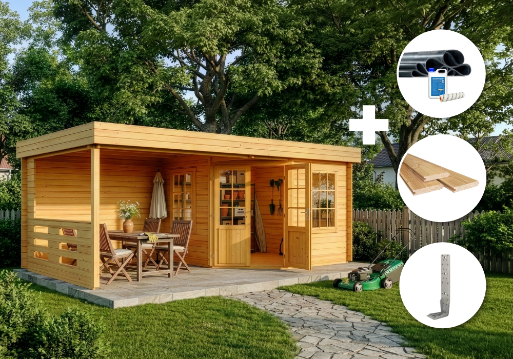ECO Set - Gartenhaus Hanna - imprägniert Unkategorisiert online kaufen ECO Set - Gartenhaus Hanna - imprägniert Unkategorisiert online kaufen