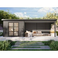 WPC Gartenhaus mit Terrasse Modell Lounge XL Rabatt: 20 % Unkategorisiert online kaufen