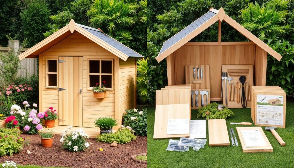 Gartenhaus Bausatz und schlüsselfertige Lösung