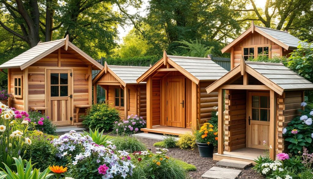 Holzarten für Gartenhäuser