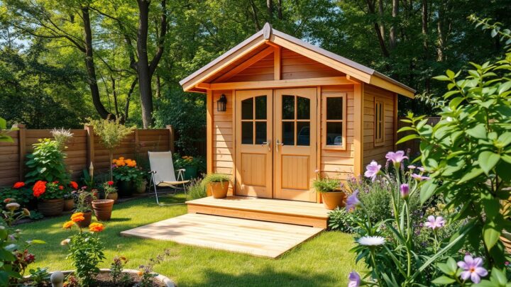 Gartenhaus 3x3m – klein aber fein